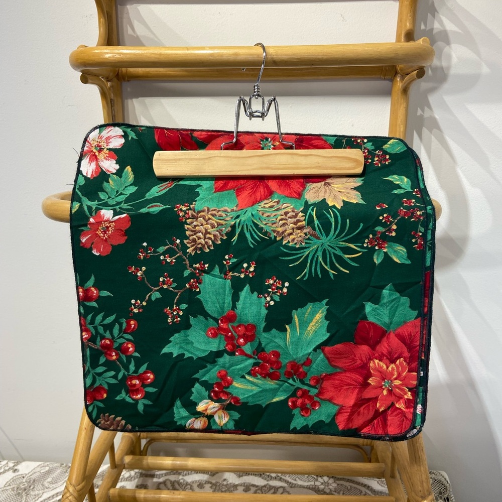 Set of 4 Christmas Fabric Napkins